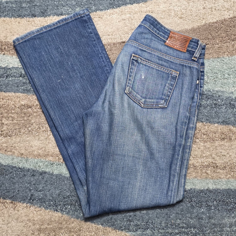 Polo Jeans Co Ralph Lauren Women’s Bootcut Jeans Size 4x32 Blue Denim